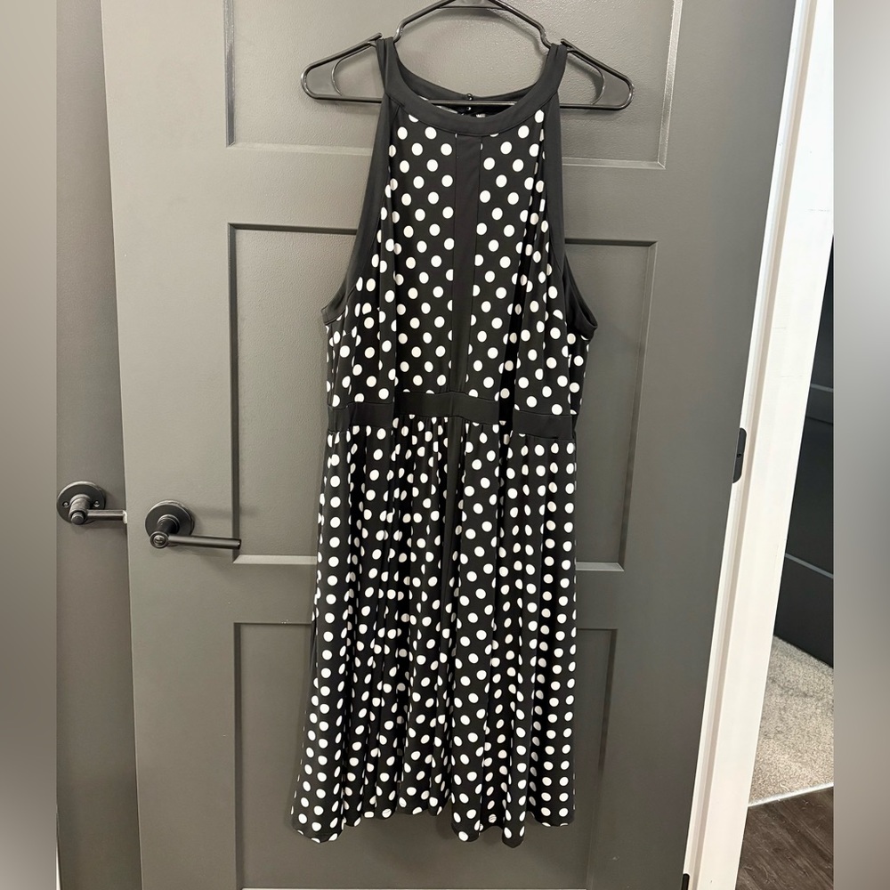Torrid Black and White Polka Dot Dress